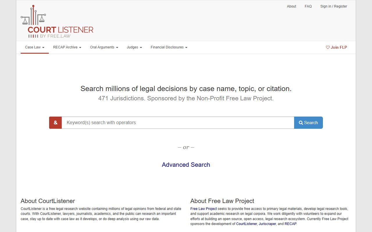 McCurtain County arrest and charge records reference, CourtListener legal opinion and docket archive